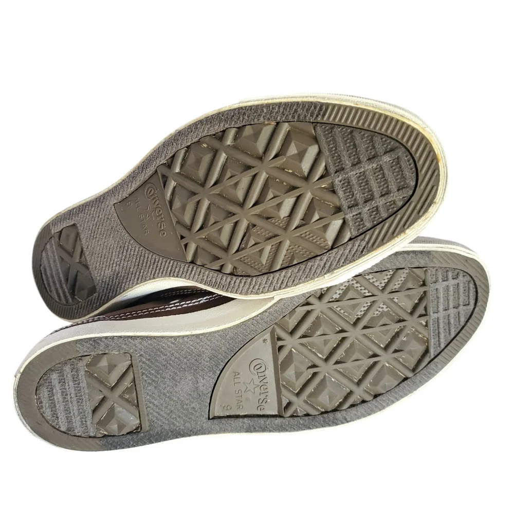 CONVERSE Chuck Taylor All‎ Over Brown Low-Top Lace-Up Sneaker Unisex W 11 | M 9
